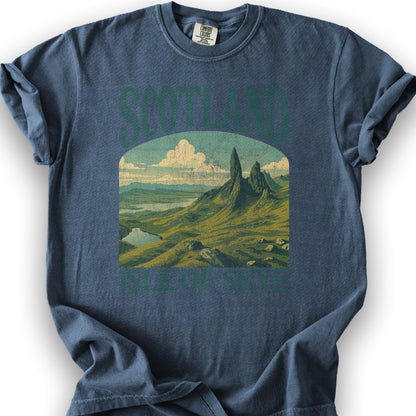 Scotland Isle of Skye "Big & Bold" T-Shirt - Denim
