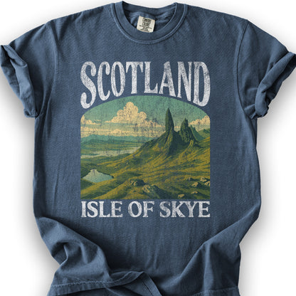 Scotland Isle of Skye "Big & Bold" T-Shirt - Denim