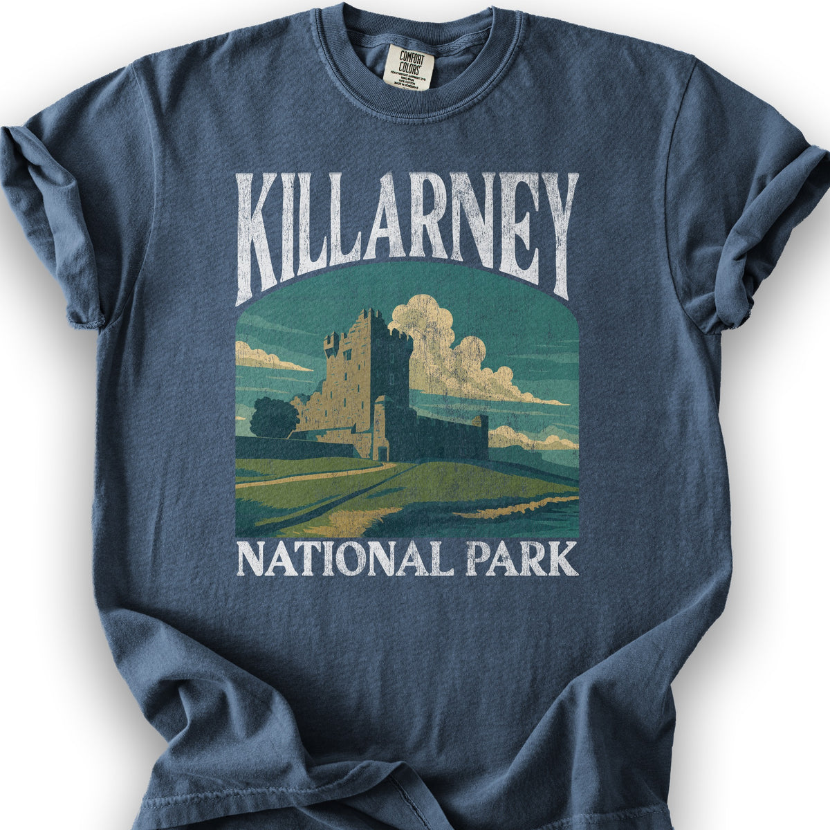 Killarney National Park "Big and Bold" T-Shirt - Denim