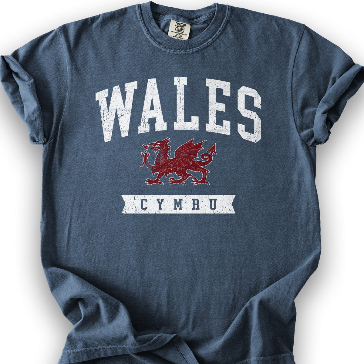 Wales Varsity Dragon T-shirt - Denim