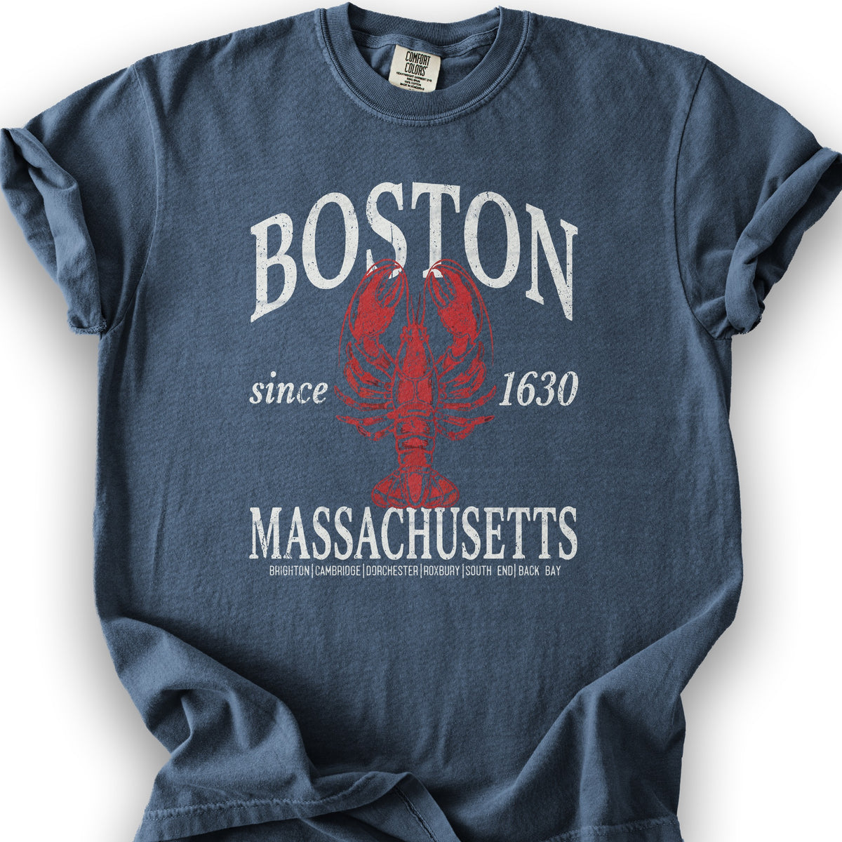 Boston Classic Lobster T-Shirt - Denim