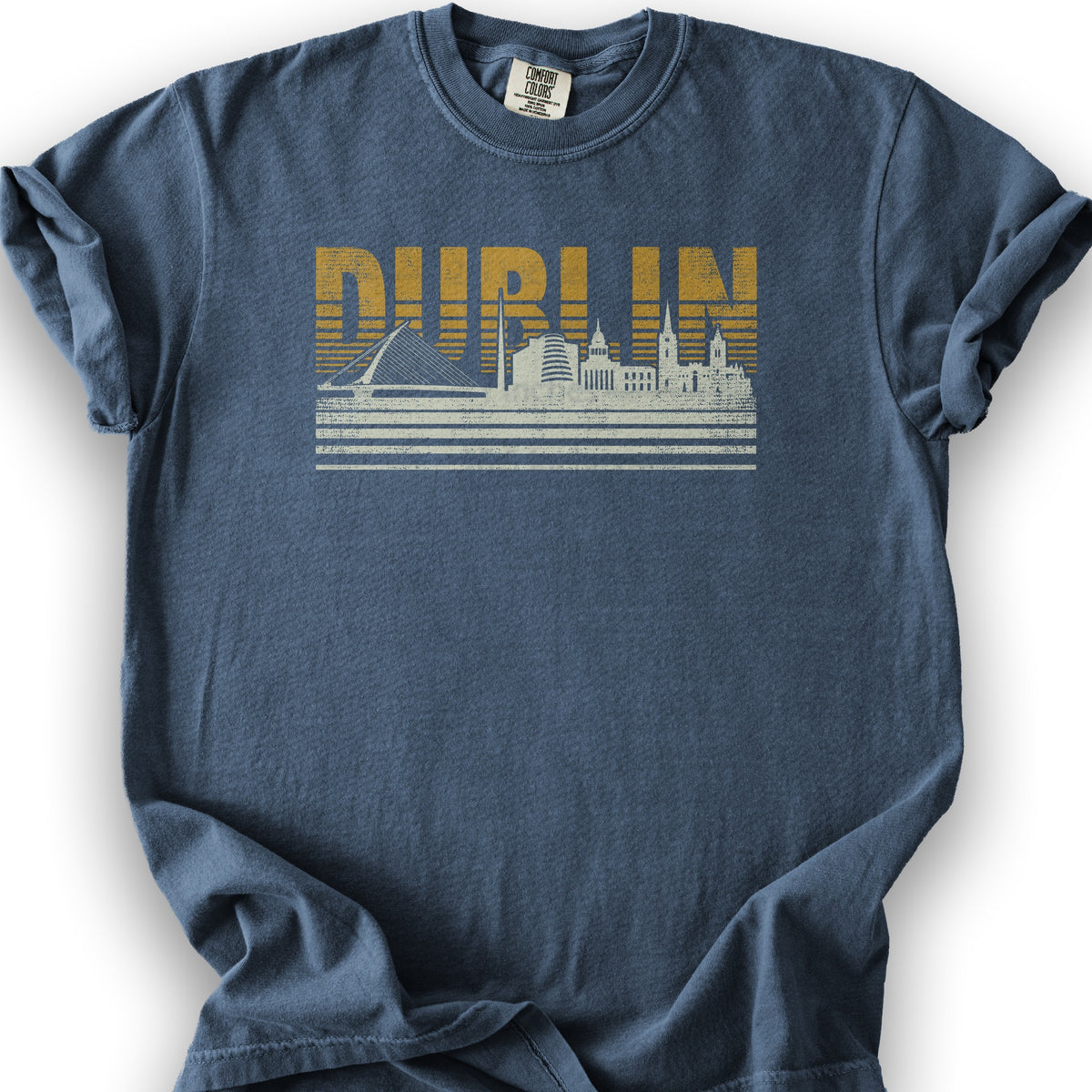 Dublin Stripes T-Shirt - Denim