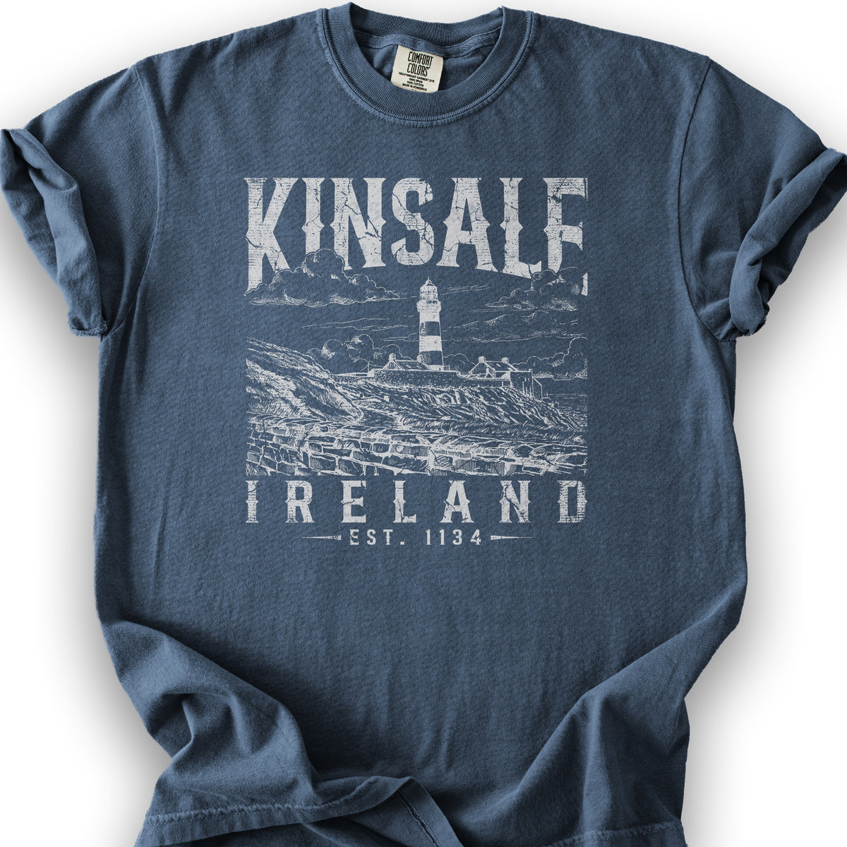 Kinsale Ireland T-Shirt - Denim