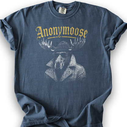 Anonymoose Halftone T-Shirt - Denim
