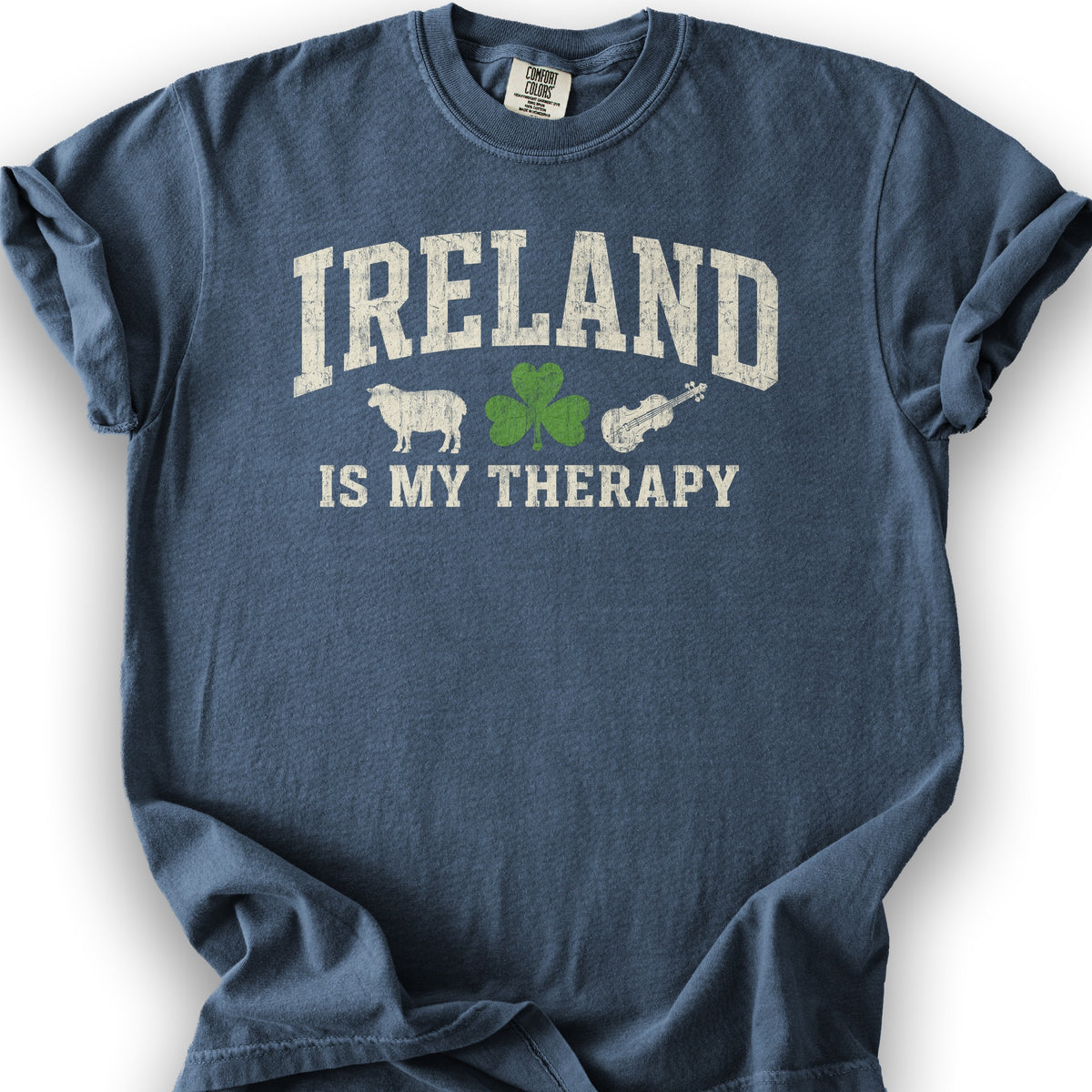 Ireland Is My Therapy T-Shirt - Denim