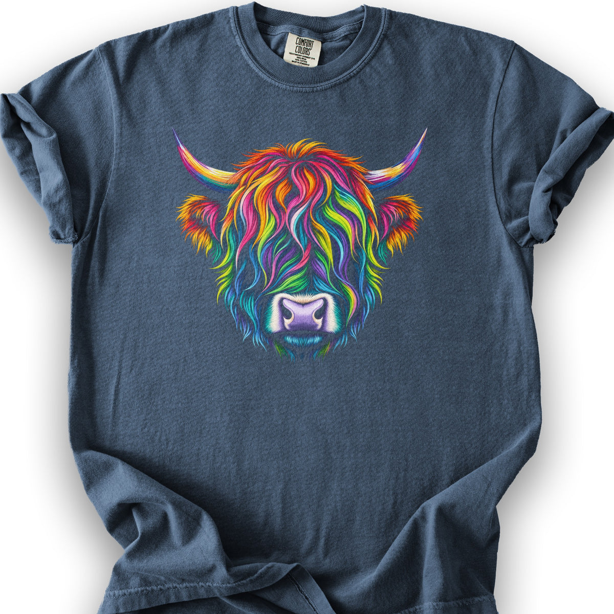 Color Glow Coo T-Shirt - Denim