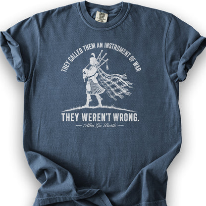 Instrument of War T-Shirt - Denim