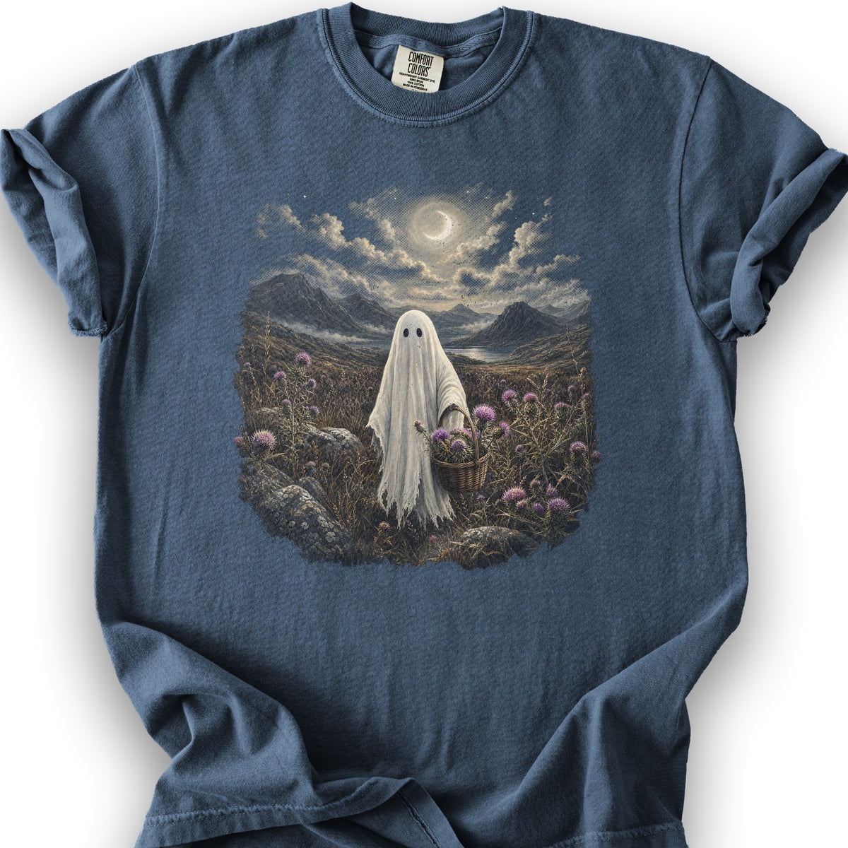 Ghost In the Glen T-Shirt - Denim