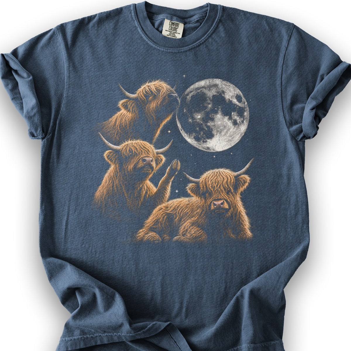 Midnight Coos Throwback T-Shirt - Denim