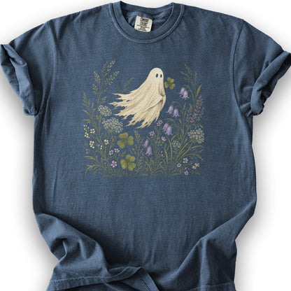 Shamrock Ghost T-Shirt - Denim