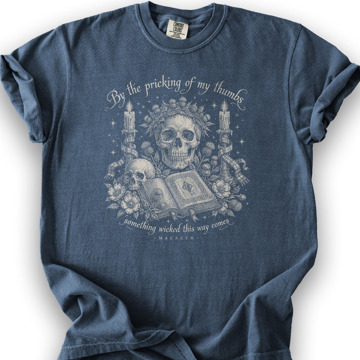 Macbeth Pricking Of My Thumbs T-Shirt - Denim
