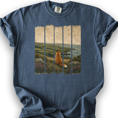 Ireland Fox Panels T-Shirt - Denim