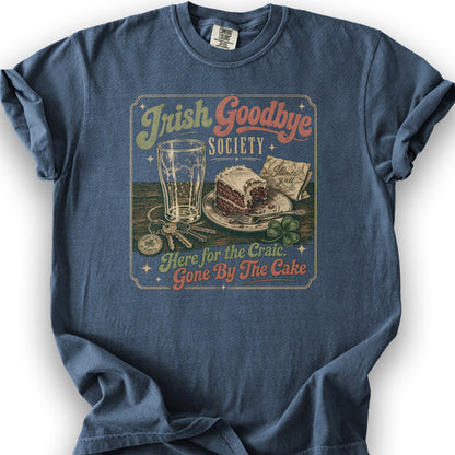 Irish Goodbye Society T-Shirt - Denim