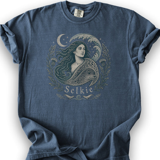 Moonlit Selkie T-Shirt - Denim
