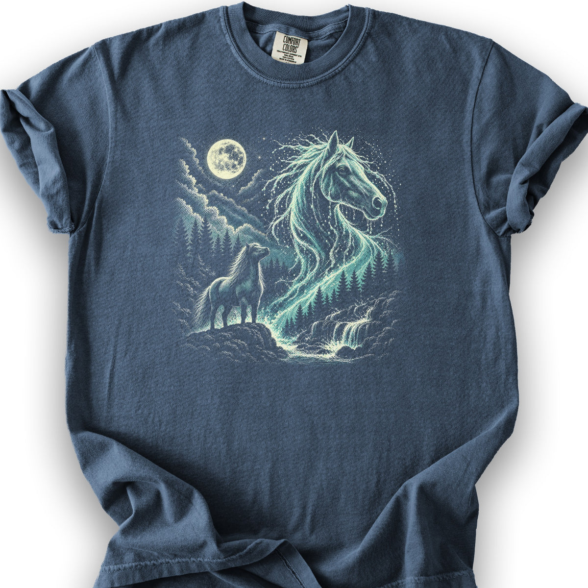 Kelpie 90's Throwback T-Shirt - Denim