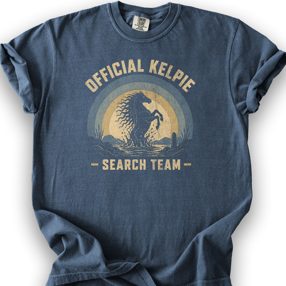 Kelpie Search Team T-Shirt - Denim