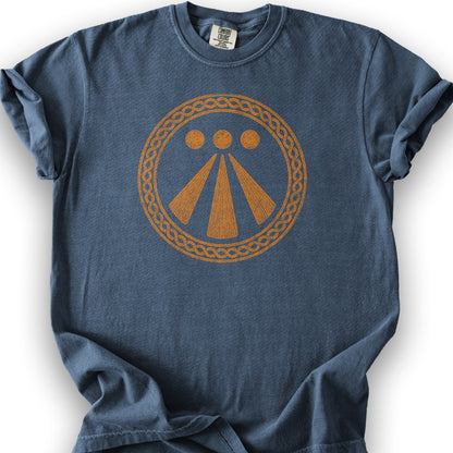 Awen Celtic Knot T-Shirt - Denim