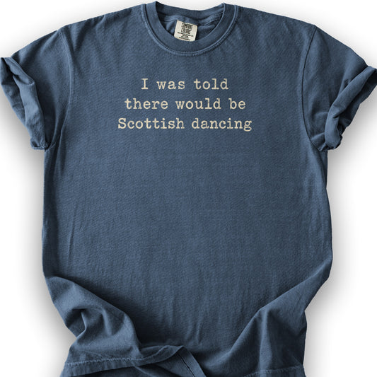 Scottish Dancing T-Shirt - Denim