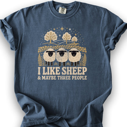 I Like Sheep T-Shirt - Denim