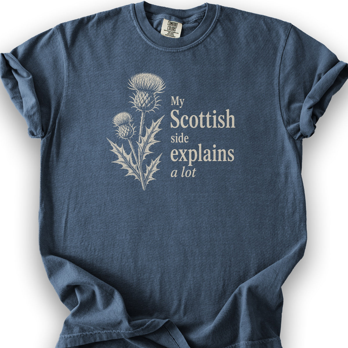 My Scottish Side T-Shirt - Denim