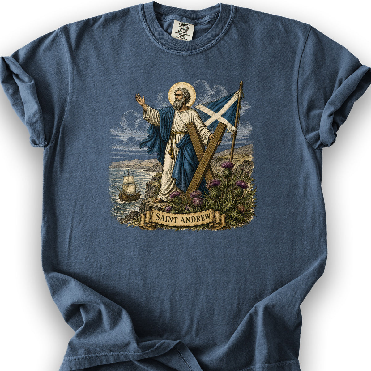 Saint Andrew T-Shirt - Denim