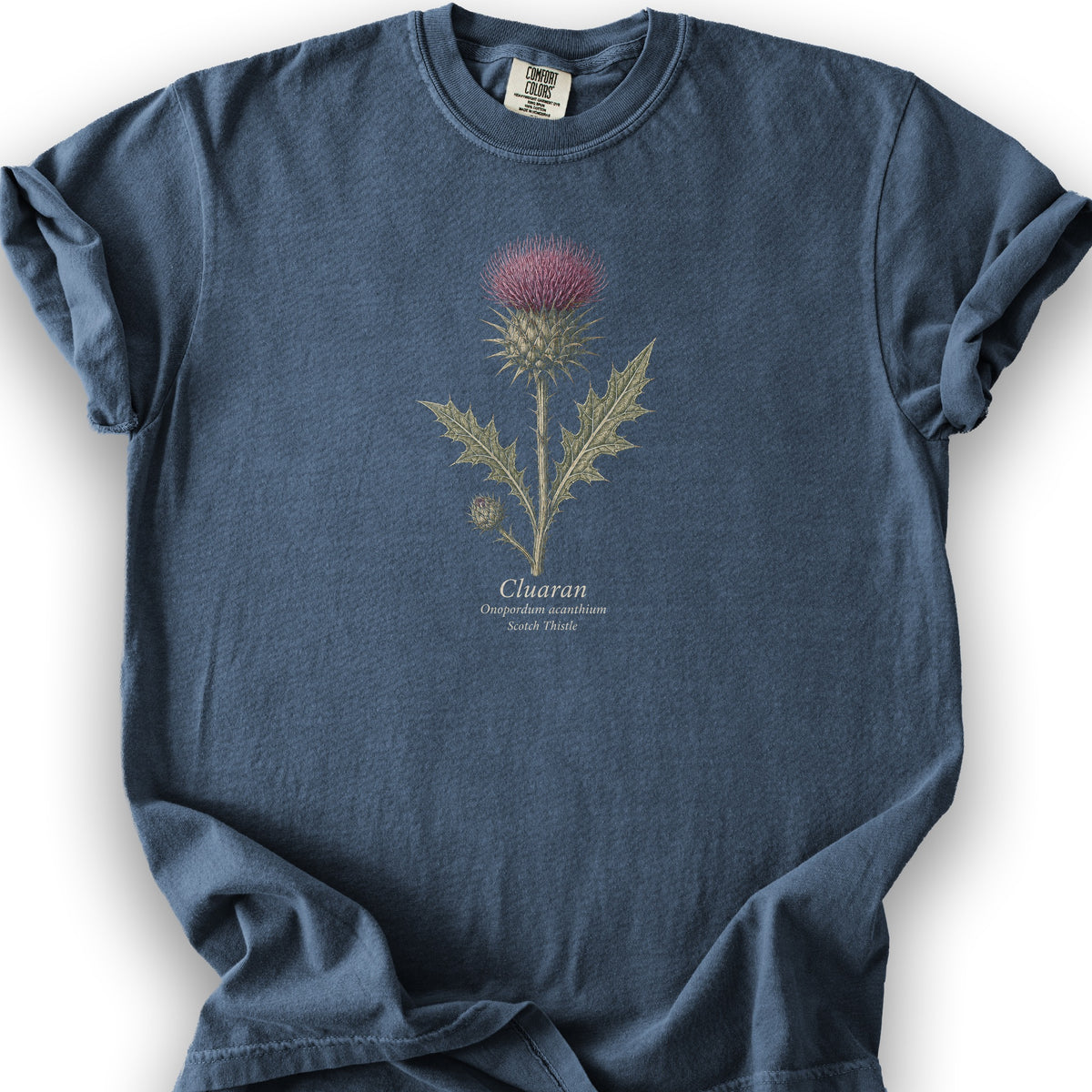 Cluaran Thistle T-Shirt - Denim