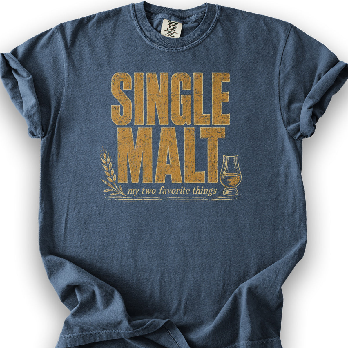 Single Malt My Two T-Shirt - Denim