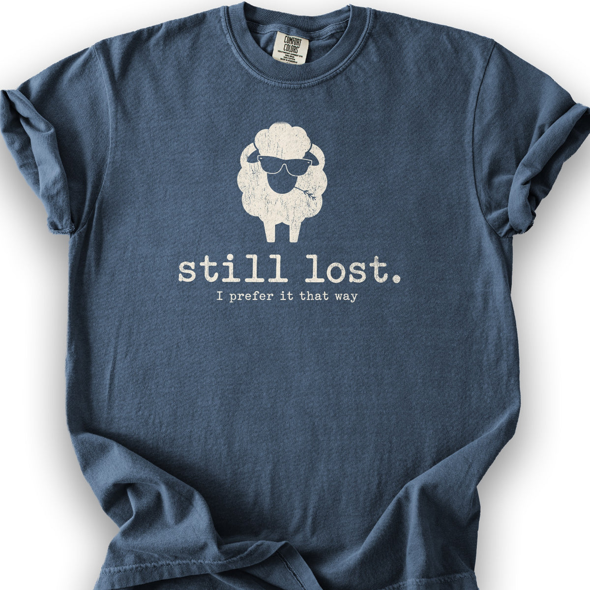 Still Lost Sheep T-Shirt - Denim
