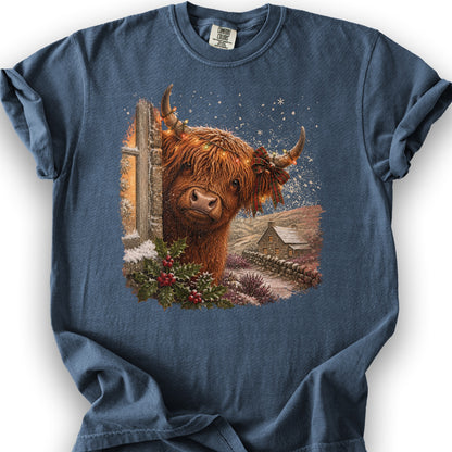Highland Christmas Coo T-Shirt