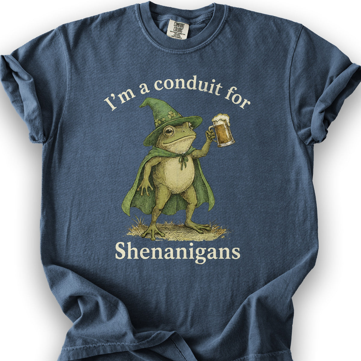 Frog Shenanigans Conduit T-Shirt - Denim