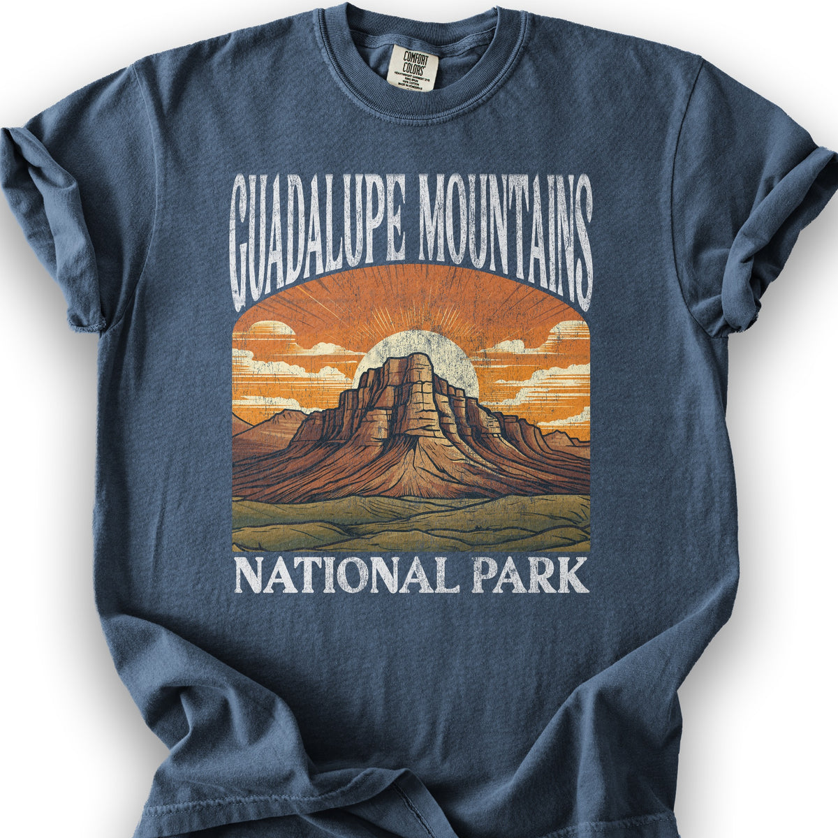 Guadalupe Mountains National Park "Big and Bold" T-Shirt - Denim