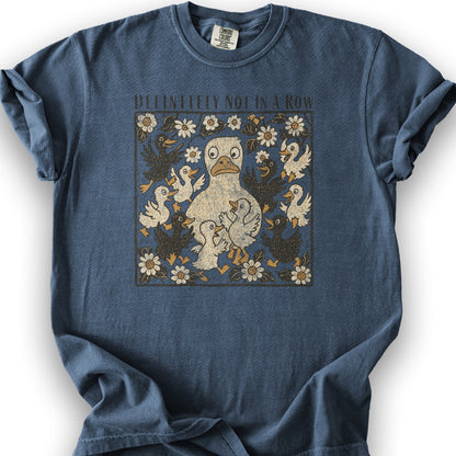 Ducks "Definitely Not in a Row" T-Shirt - Denim