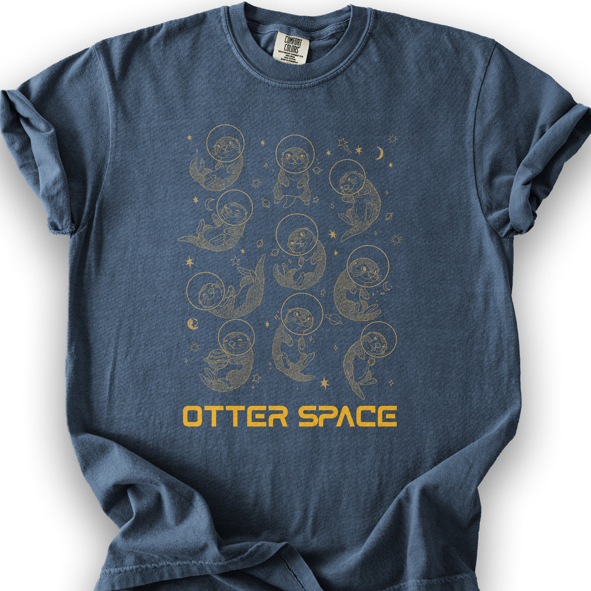 Otter Space T-shirt - Denim