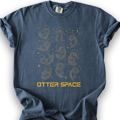 Otter Space T-shirt - Denim