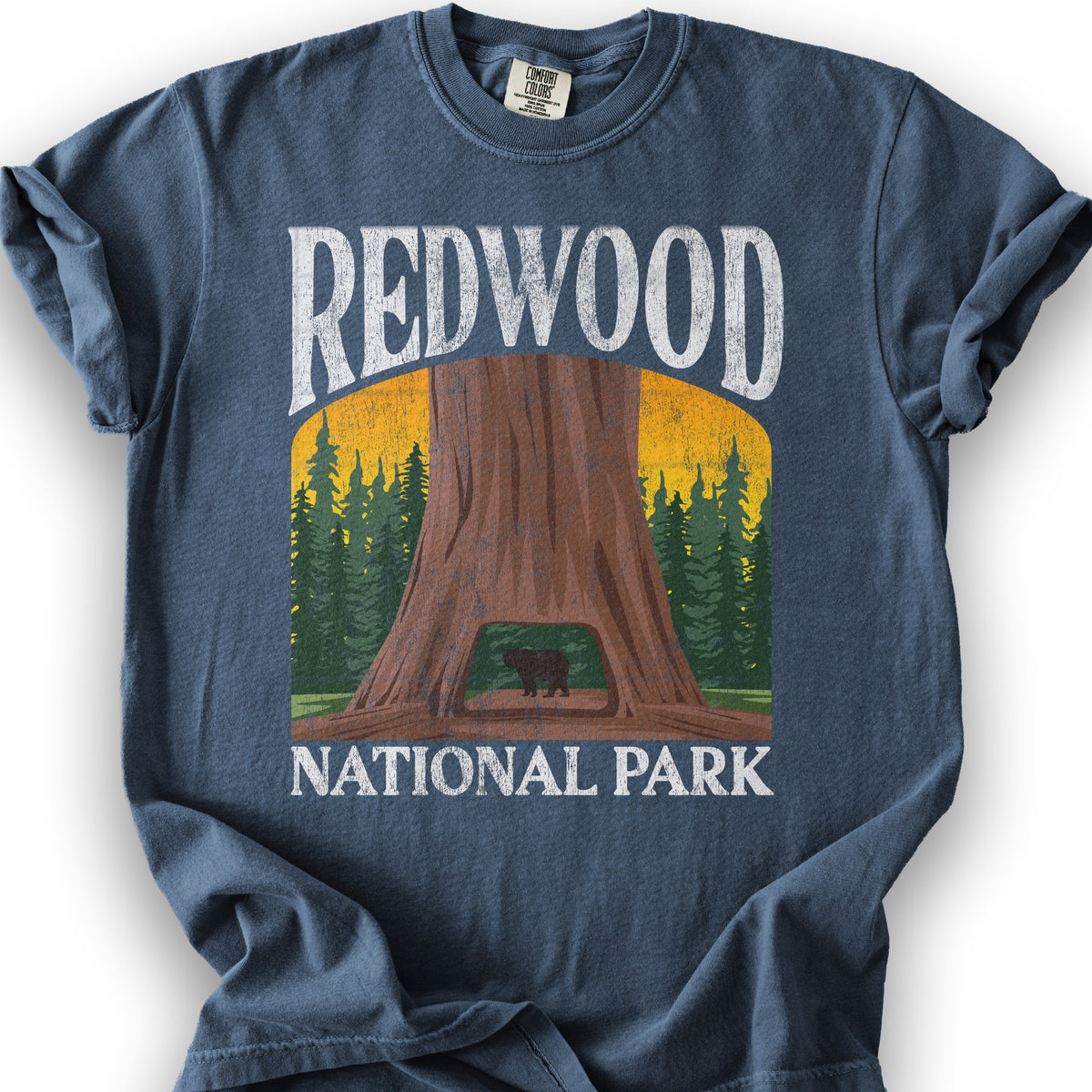 Redwood National Park "Big and Bold" T-Shirt - Denim