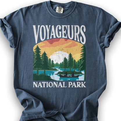 Voyageurs National Park "Big and Bold" T-Shirt - Denim