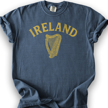 Ireland Vintage Harp T-Shirt - Denim