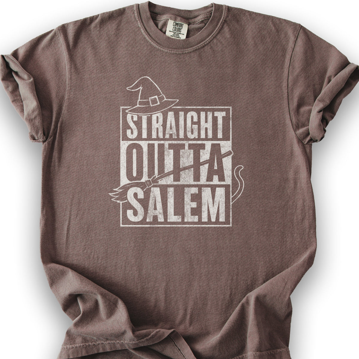 Straight Outta Salem T-Shirt - Espresso