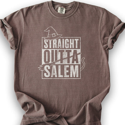 Straight Outta Salem T-Shirt - Espresso