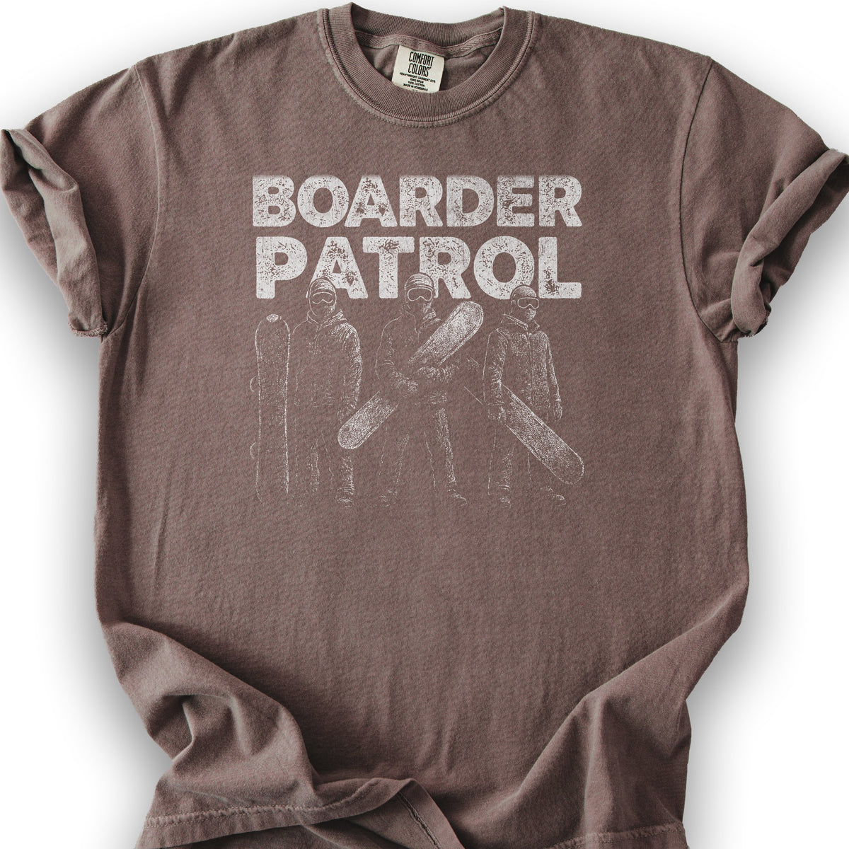 Boarder Patrol T-shirt - Espresso