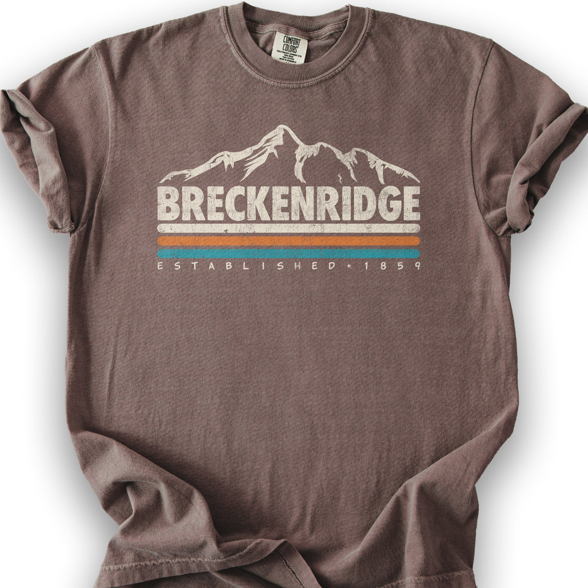 Breckenridge Retro Stripe T-Shirt - Espresso