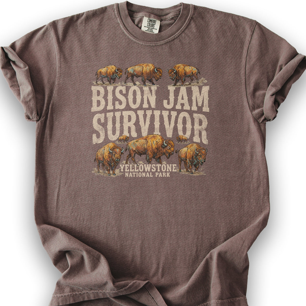 Bison Jam Survivor T-Shirt - Espresso