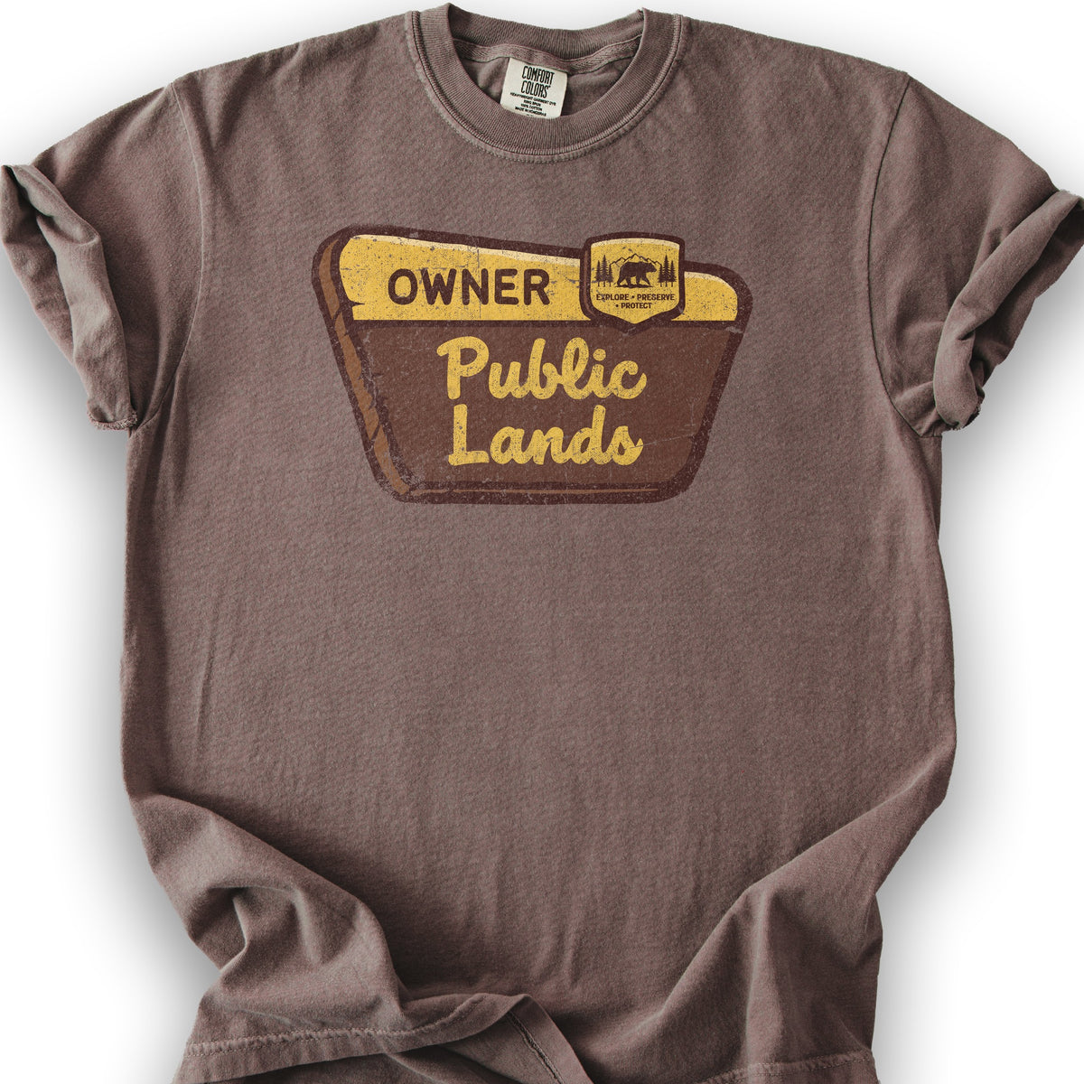 Public Lands Owner T-Shirt - Espresso