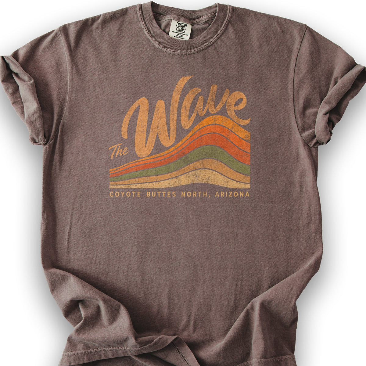 The Wave Stripes Arizona T-Shirt - Espresso