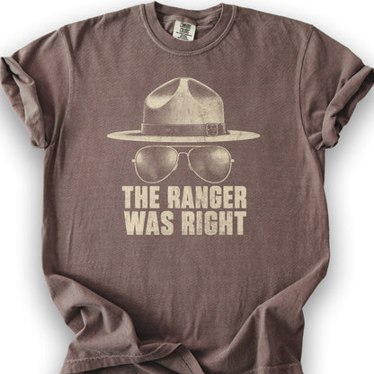 Ranger Was Right Halftone T-Shirt - Espresso