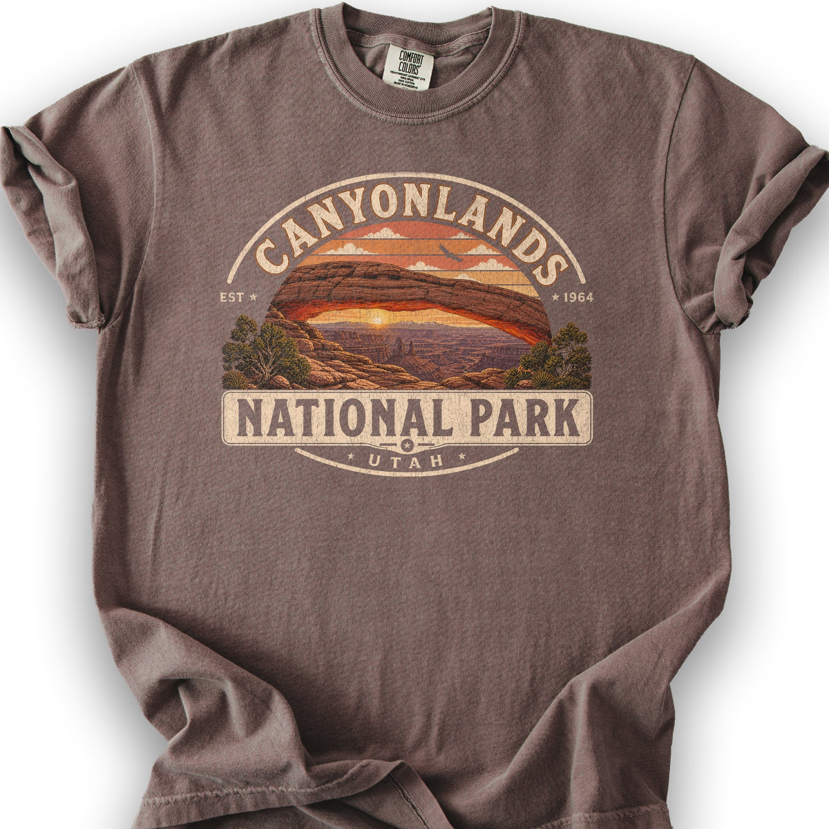 Canyonlands Medallion T-Shirt - Espresso