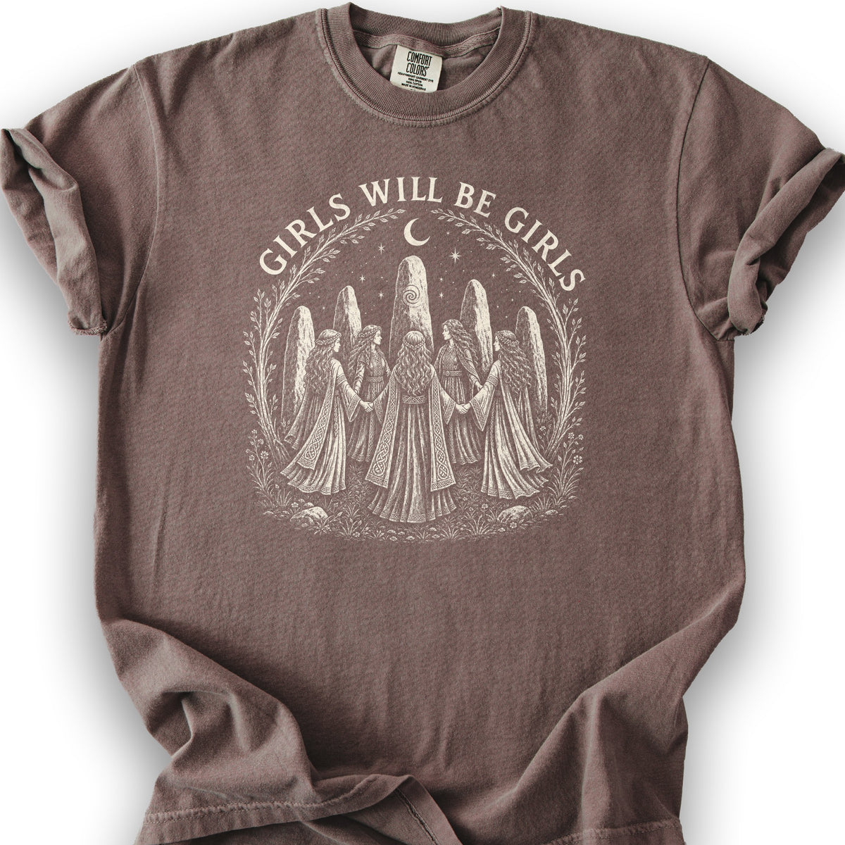 Girls Will Be Girls T-Shirt - Espresso
