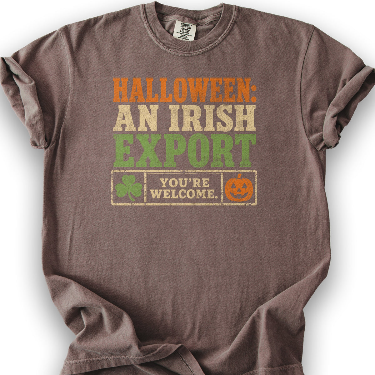 Irish Export Halloween T-Shirt - Espresso