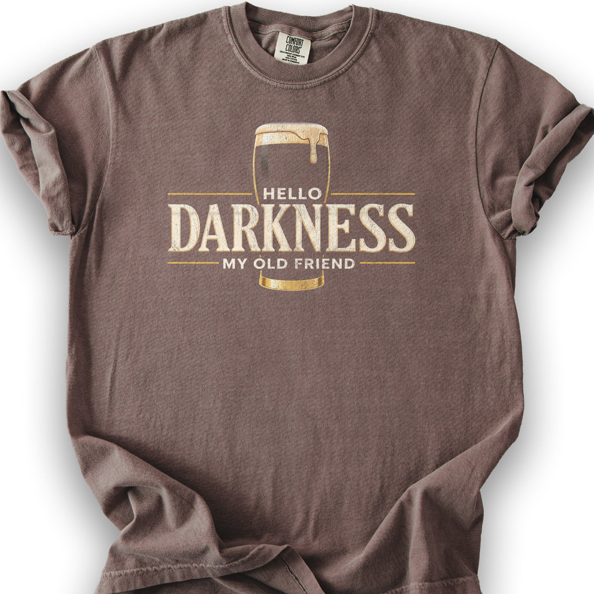 Darkness My Old Friend T-Shirt - Espresso