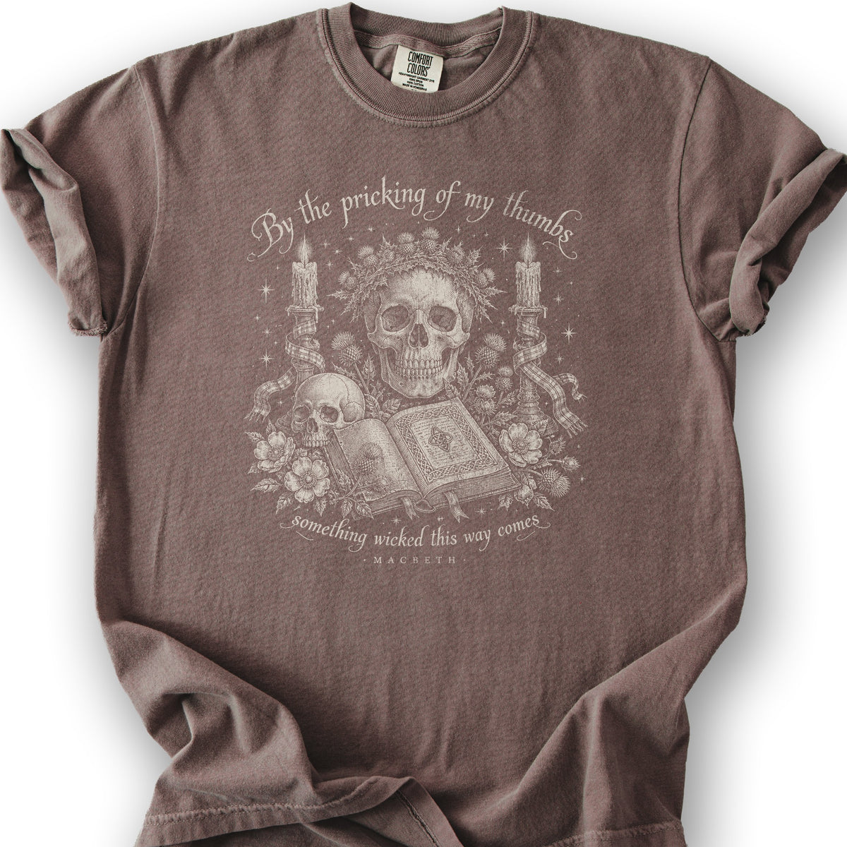 Macbeth Pricking Of My Thumbs T-Shirt - Espresso